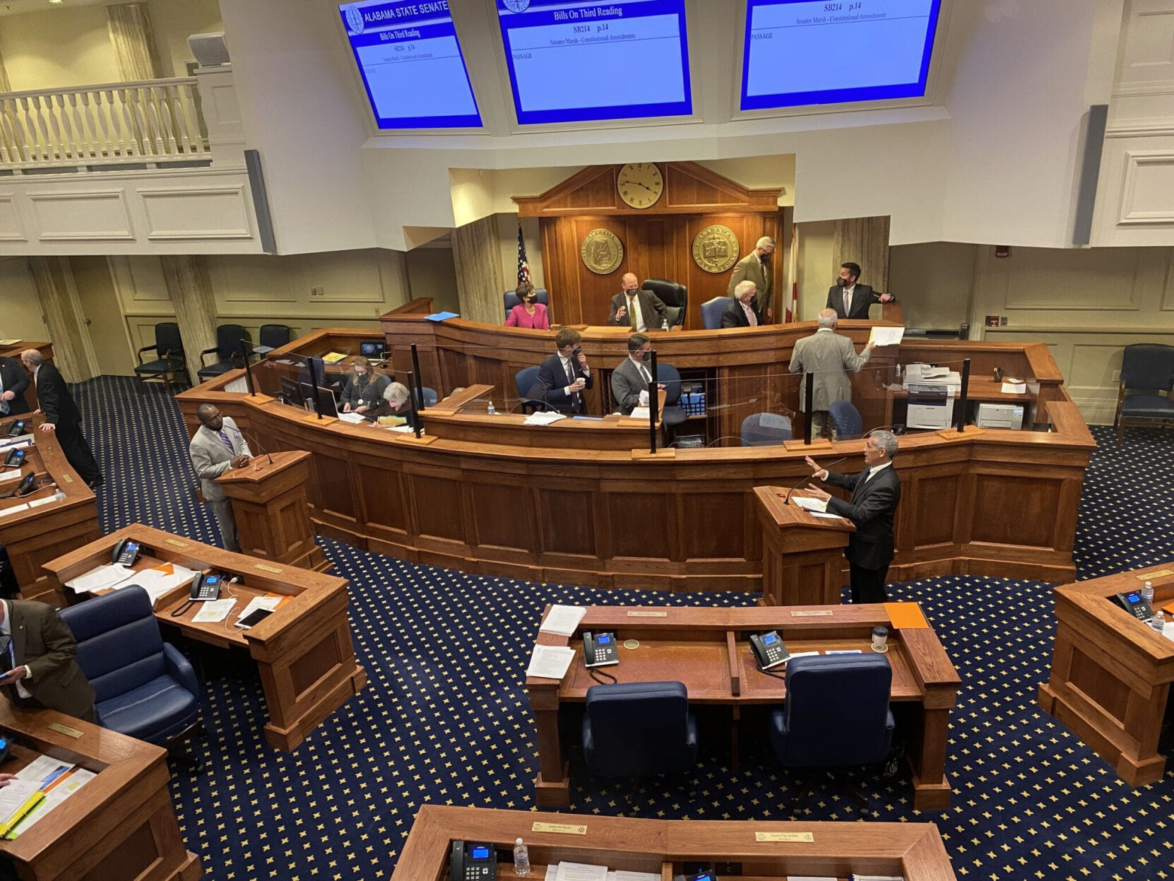 Senate chamber view